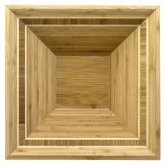 Totally Bamboo Square Inlay Bowl- 12''