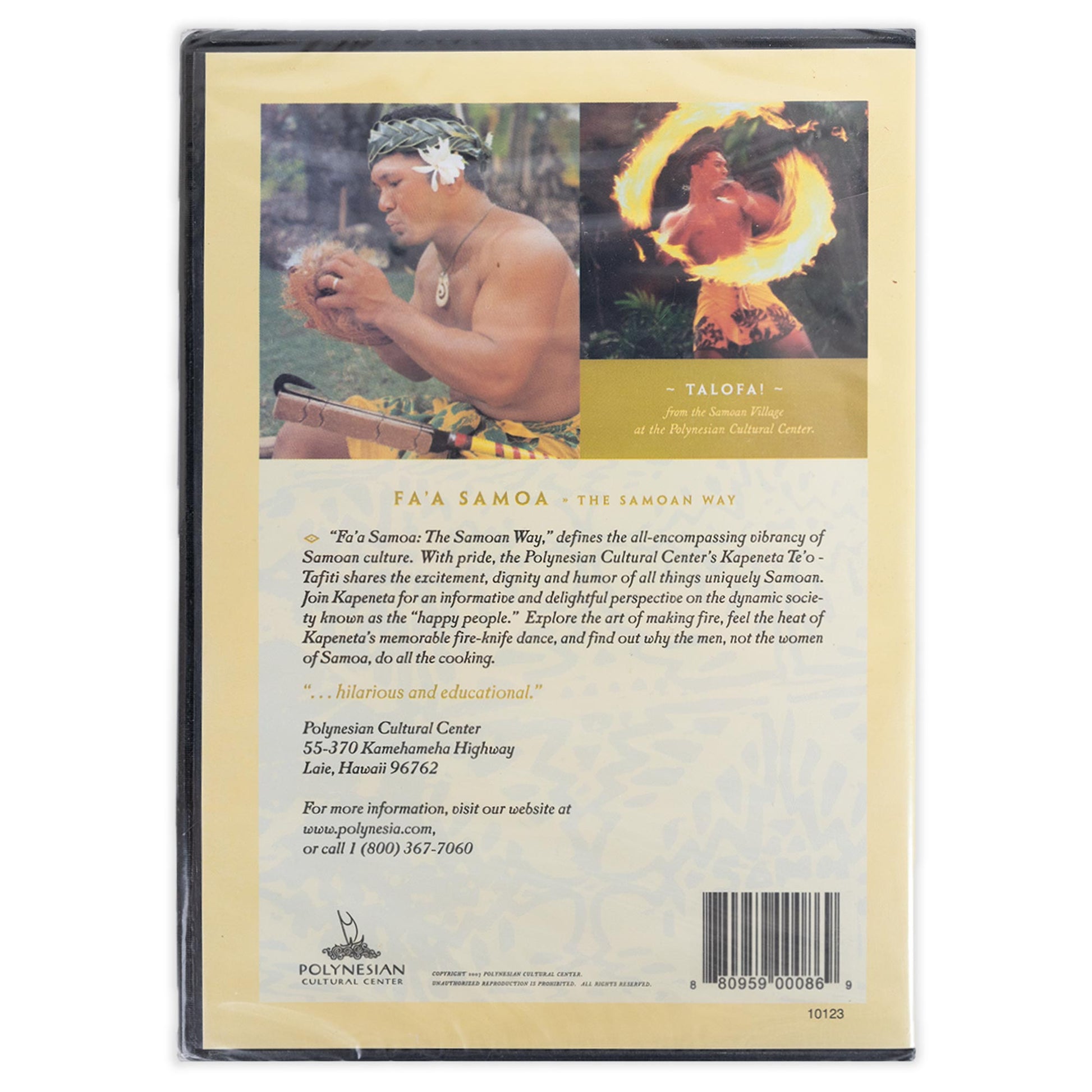 "Fa'a Samoa" The Samoan Way DVD