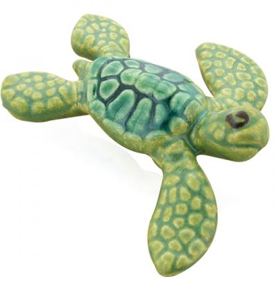 Ceramic Sea Turtle- Green